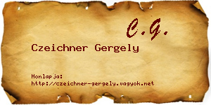 Czeichner Gergely névjegykártya